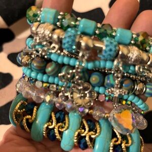 Jumbo Stack of 9 individual bracelets